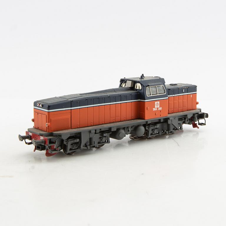 Diesel locomotive SJ T44 280 AC T44-B10 Jeco.