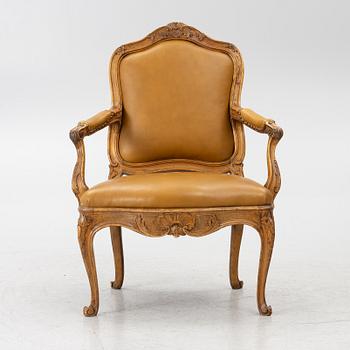 Armchair, Louis XV, 18th century.
