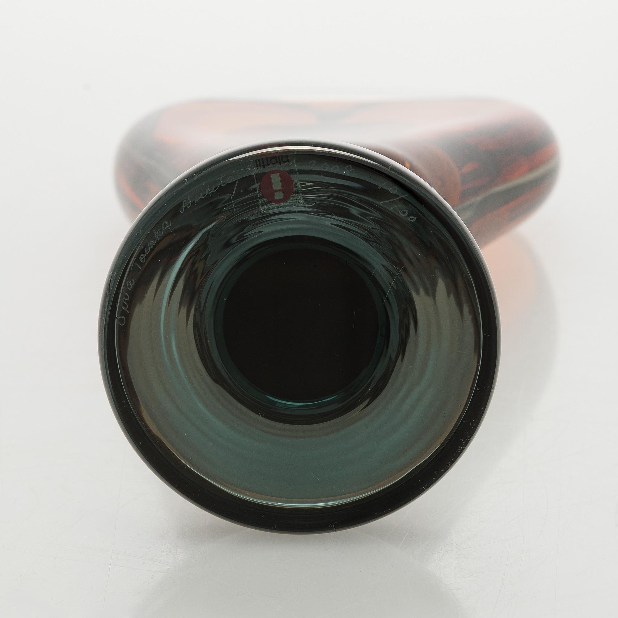 Oiva Toikka, skulptur, "Lollipop", signerad Oiva Toikka, Nuutajärvi 2008 10/100.