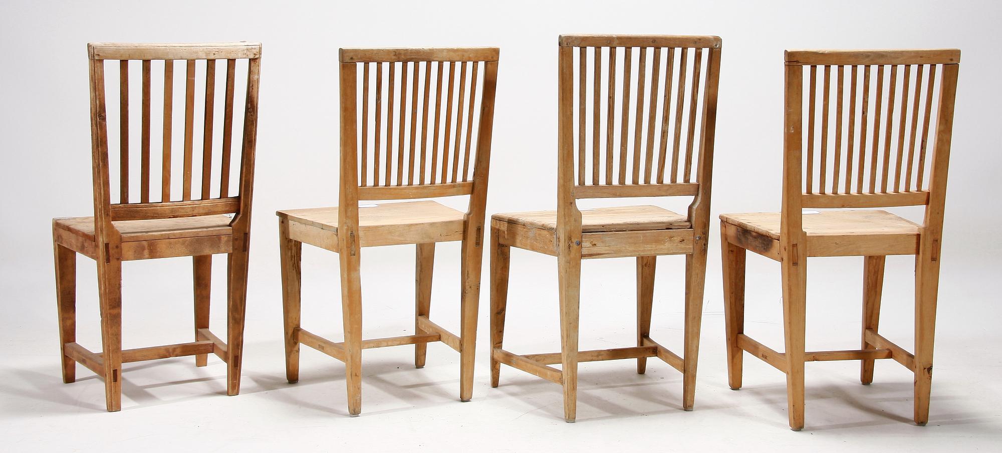 STOLAR, 4 st snarlika. 1800-tal. S.k Leksandsmodell.