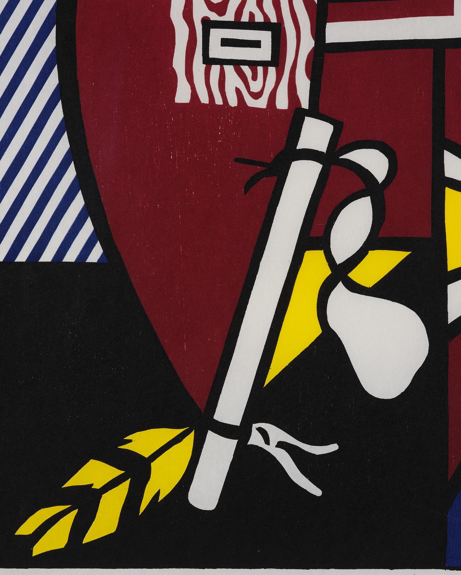 Roy Lichtenstein, "American Indian Theme I".