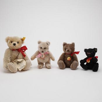 NALLAR, 4 st, Steiff, 1900-tal.