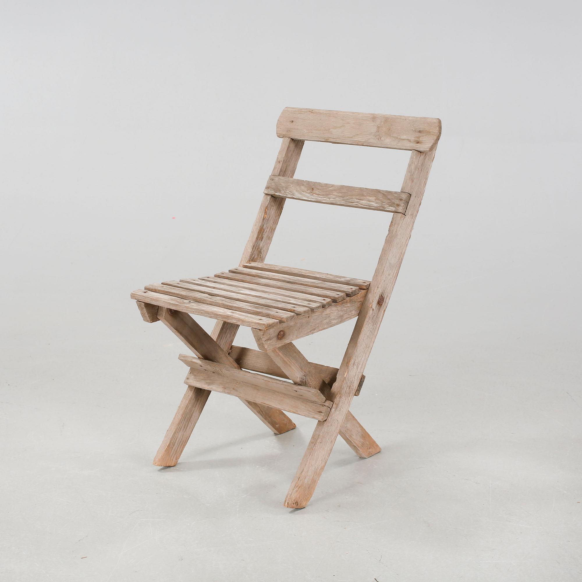 Five pcs children's garden furniture, 20th century.