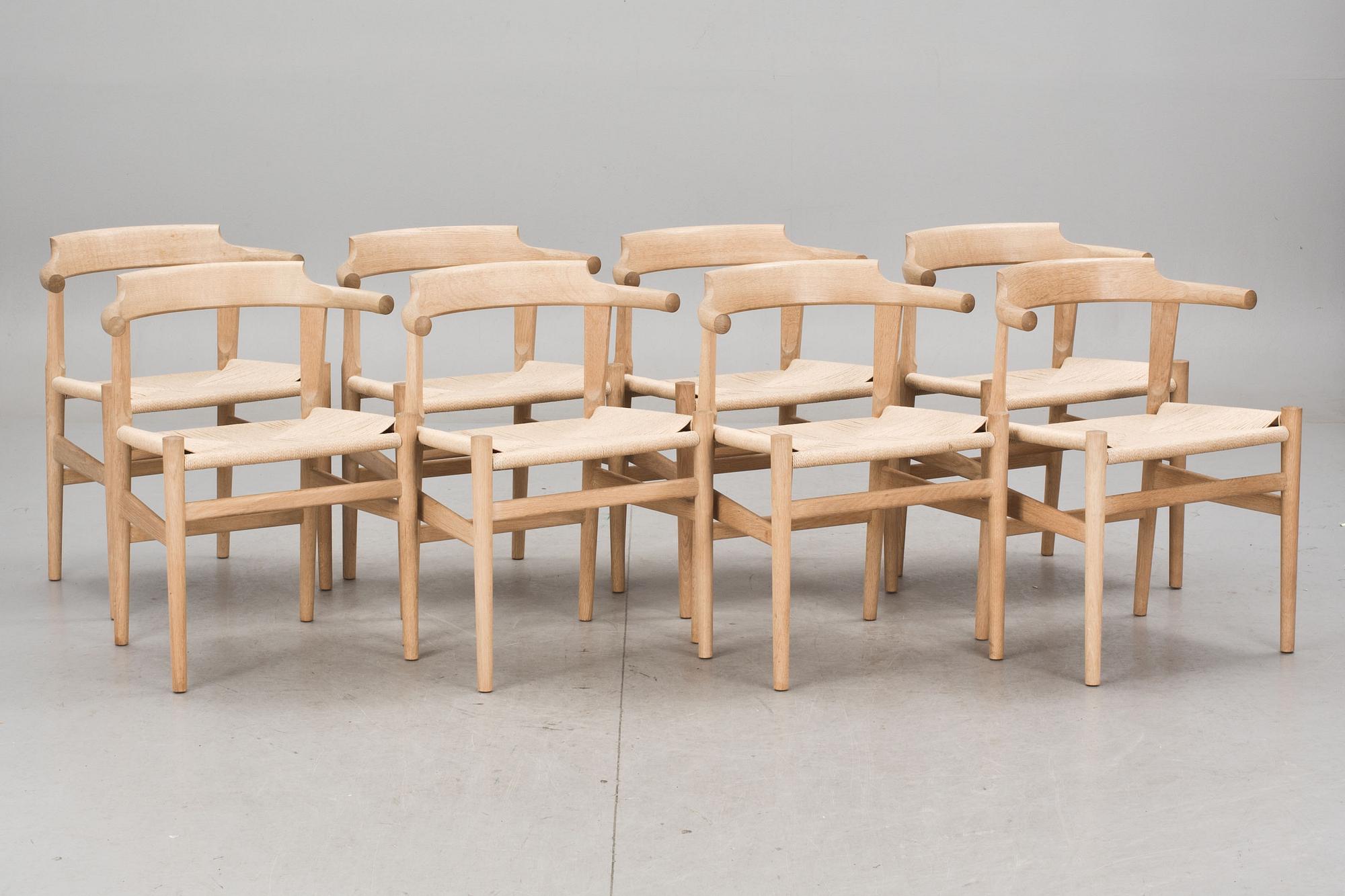 STOLAR, 8 st, "PP 68", Hans J. Wegner, PP Möbler.