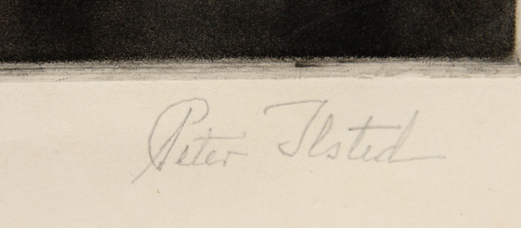 PETER ILSTED, mezzotint, sign.