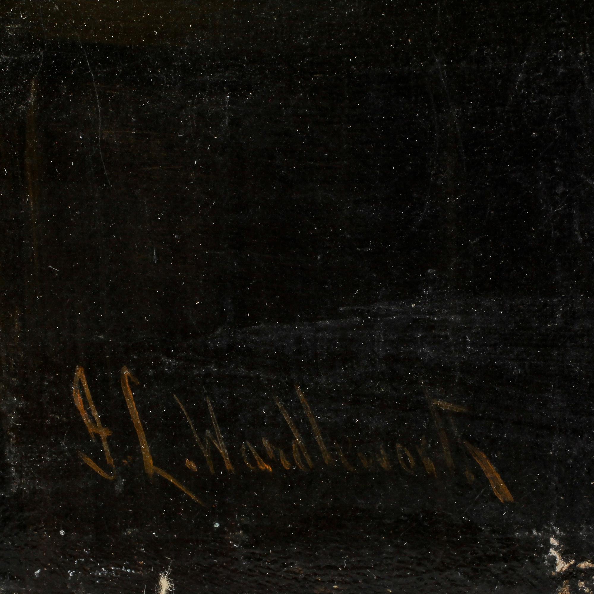 JACK LEIGH WARDLEWORTH, olja på duk u, signerad.