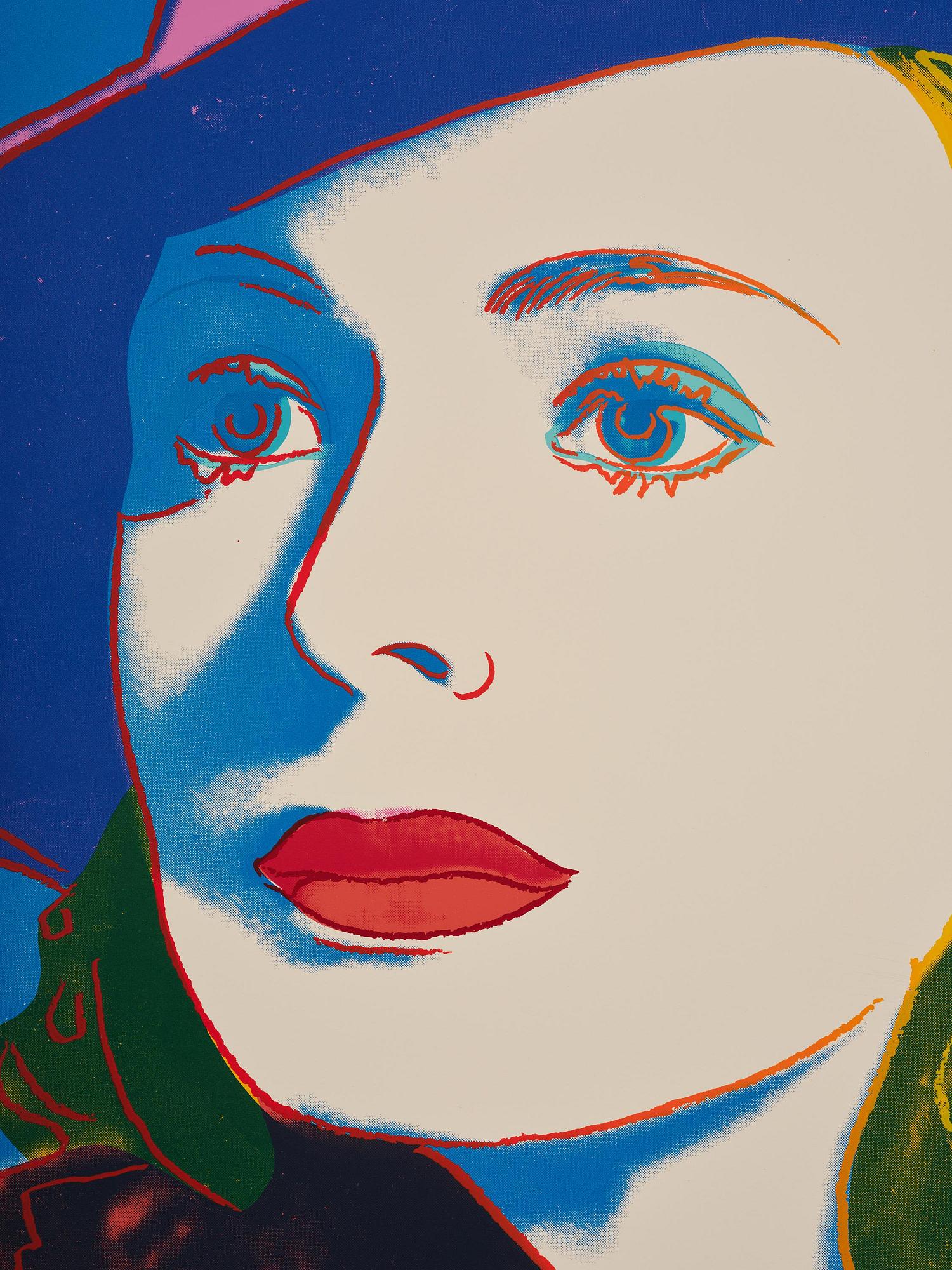 Andy Warhol, "Three portraits of Ingrid Bergman by Andy Warhol".