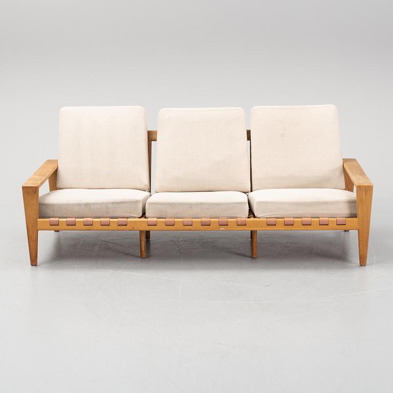 Svante Skogh, an oak sofa, Seffle Möbelfabrik, Sweden, 1960s.