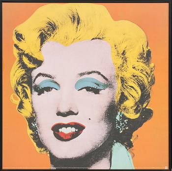 ANDY WARHOL, efter, offsetlitografi / poster. The Andy Warhol Foundation, 1995.