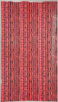 STIG LINDBERG, textil "Sektion", Ljungbergs textil, 1950-tal.