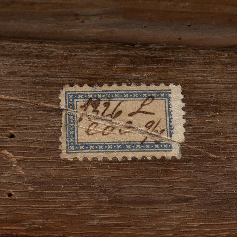 A Rococo bedside cabinet, 18th century.