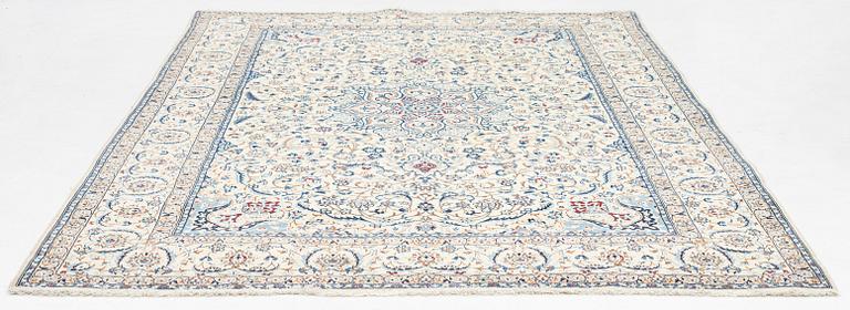 Rug, Nain, part silk, approx. 300 x 203 cm.