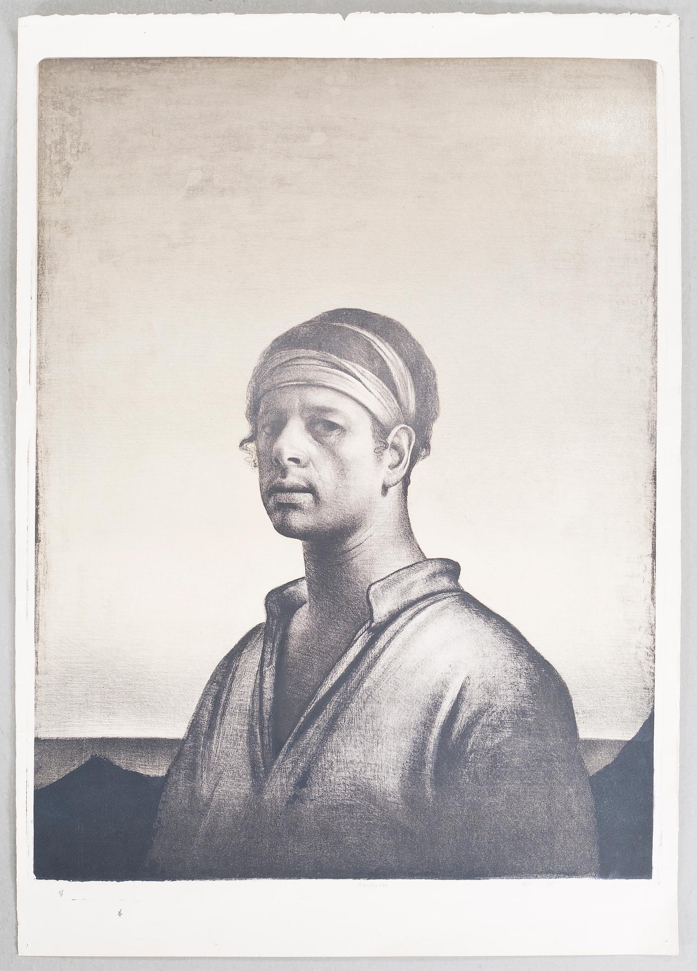 ODD NERDRUM, an etching, signed, AP-PT.