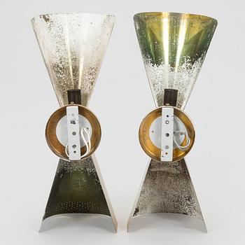 Paavo Tynell, a pair of  mid-20th century  wall lights for Taito. Made to order.