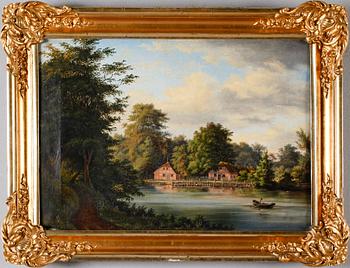 OKÄND KONSTNÄR, olja på duk, ej signerad, möjligen Danmark, 1800-tal.