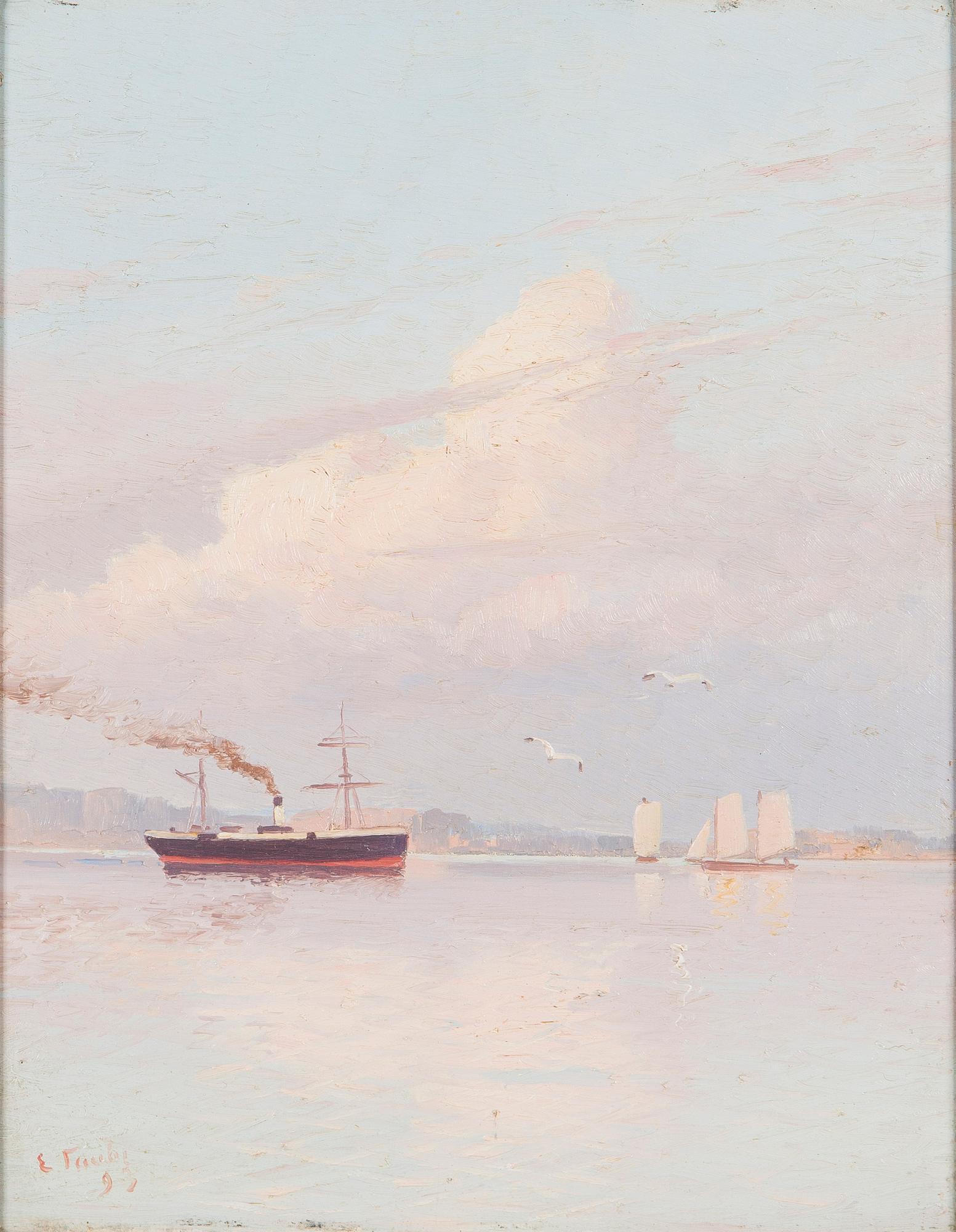 Eugen Taube, Fartyg vid kust.