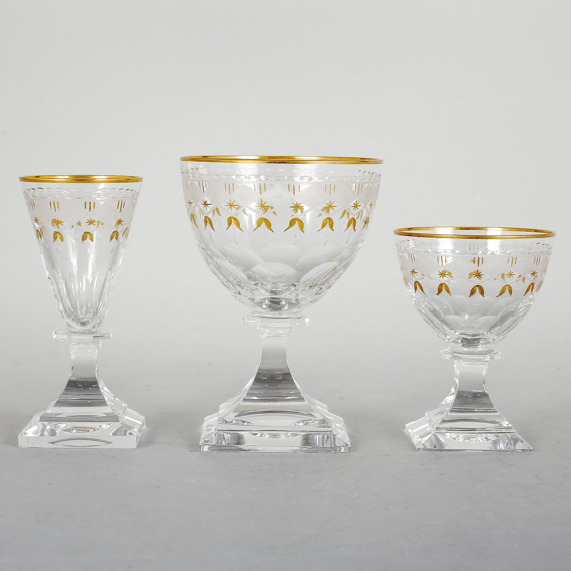GLASSERVIS, 36 delar, "Odelberg Junior", Kosta, 1900-talets andra hälft.