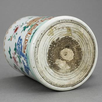 MUGG, porslin, Qianlong, Kina 1700-tal.