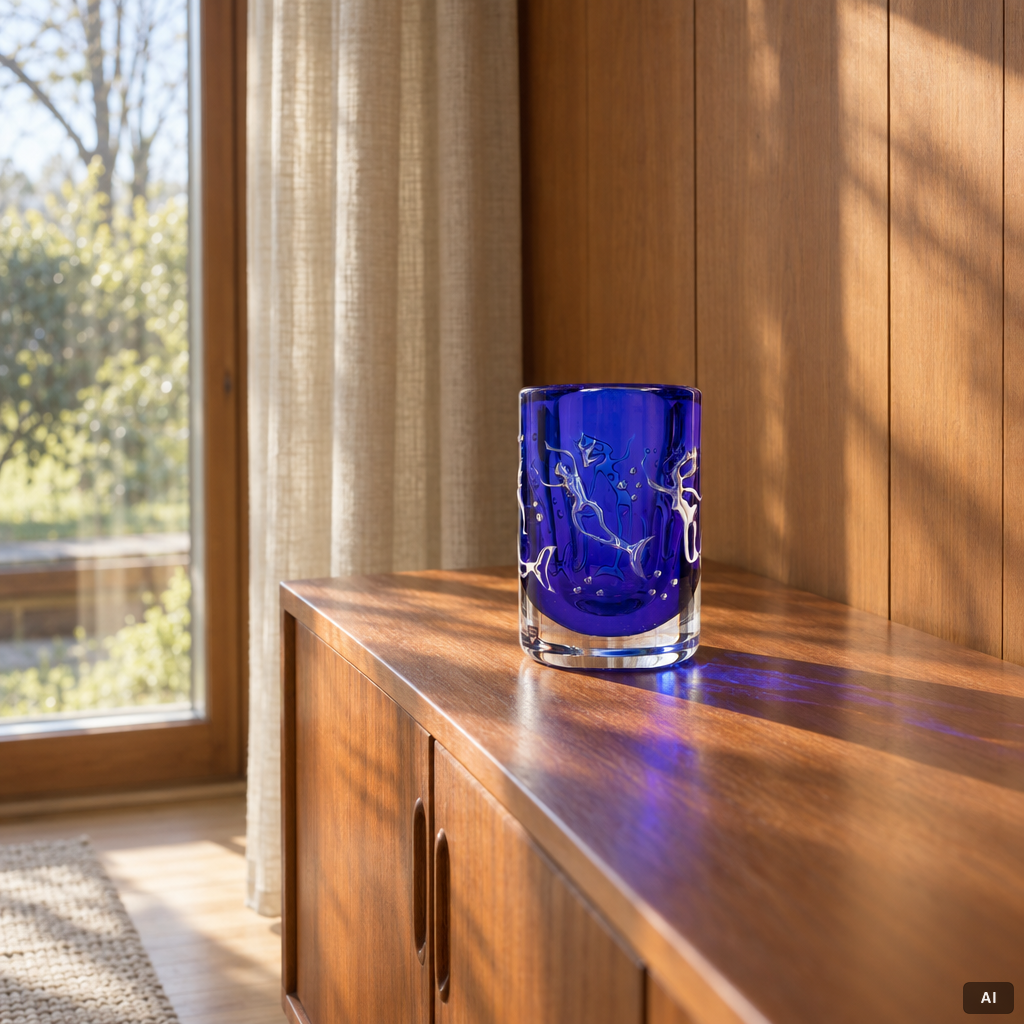 Olle Alberius, a vase, Orrefors.