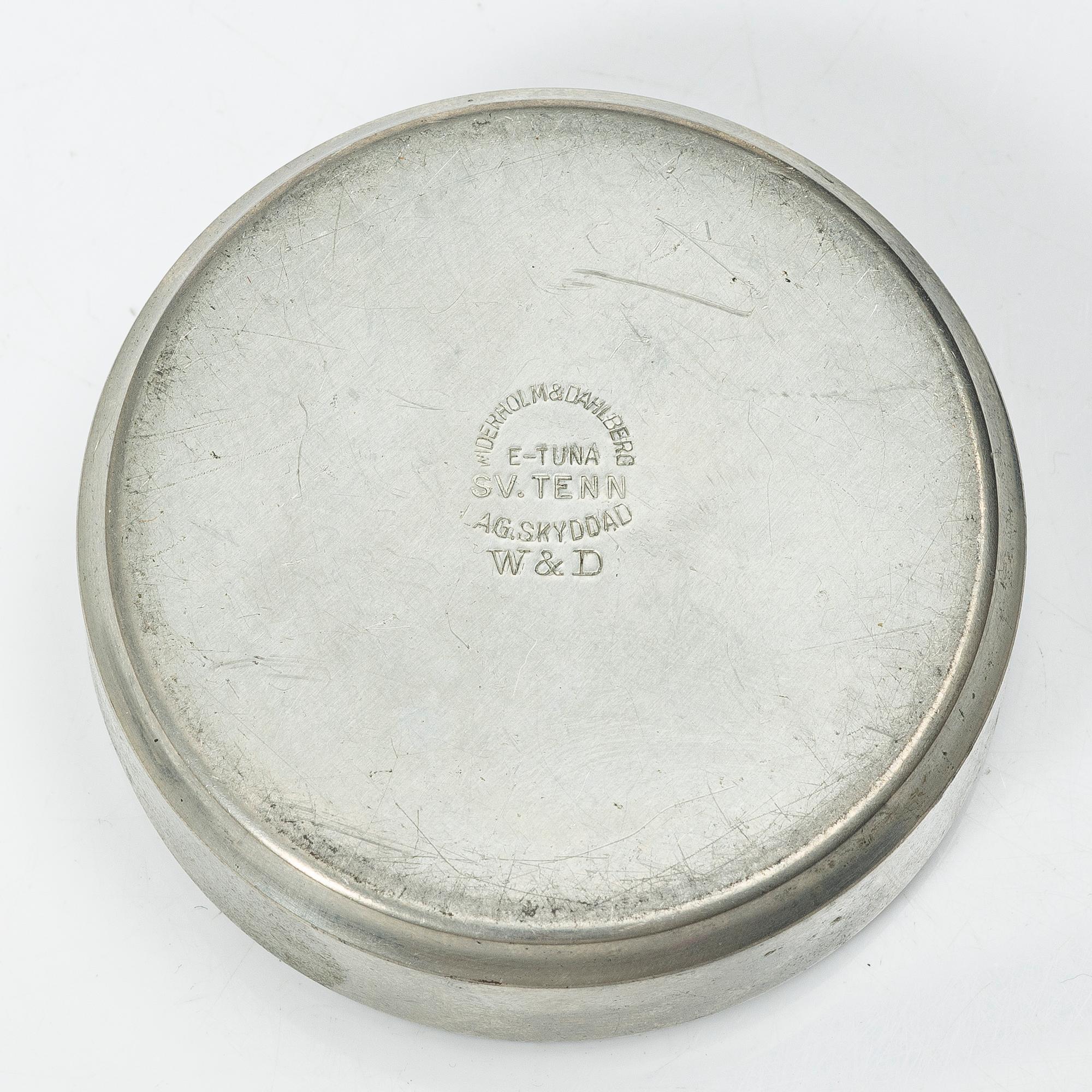 An 'Originell' box for cufflinks, Widerholm & Dahlberg, Eskilstuna, 1930's/40's.