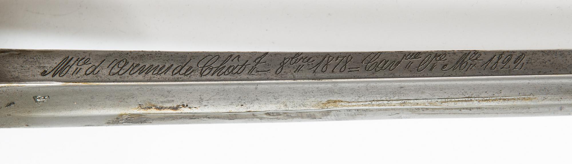SABEL, Frankrike, m/1822.