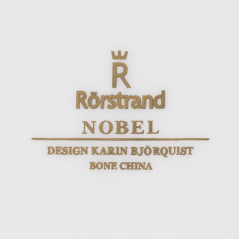 Karin Björquist, Blomformade skålar, 12 st, porslin, "Nobel" Rörstrand.