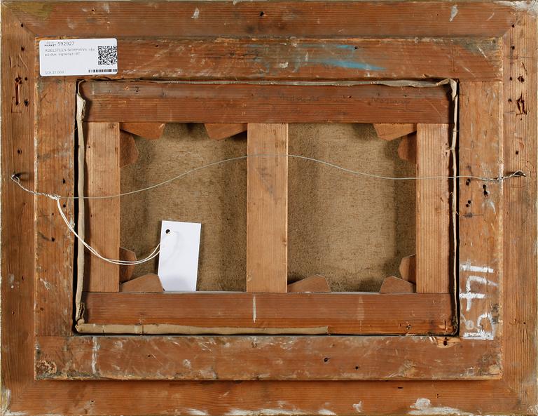 ADELSTEEN NORMANN, olja på duk, signerad -87.