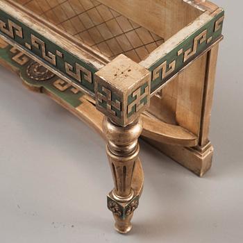 SWEDISH GRACE, a mirror and console table, 1920's.