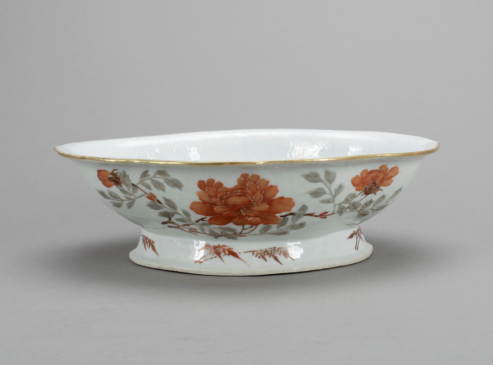 SKÅL, porslin, Kina, sen Qing dynasti, 1800-tal.