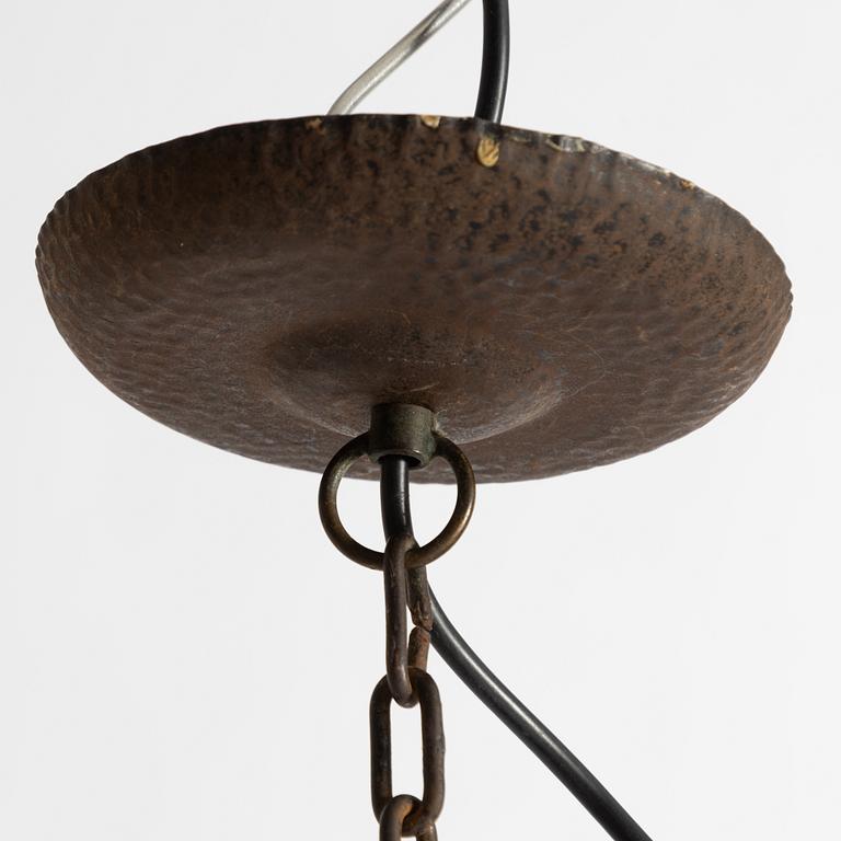 Arvid Böhlmarks Lampfabrik, a ceiling lamp model "5267", Stockholm, 1910s.