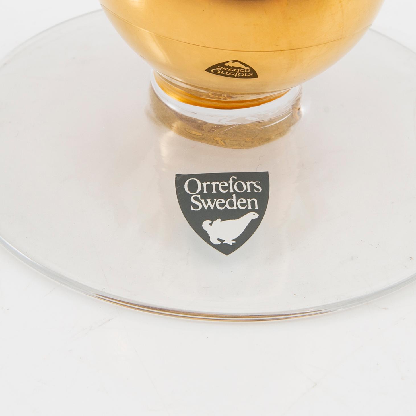 Gunnar Cyrén, servis "Nobel" 41 dlr Orrefors.