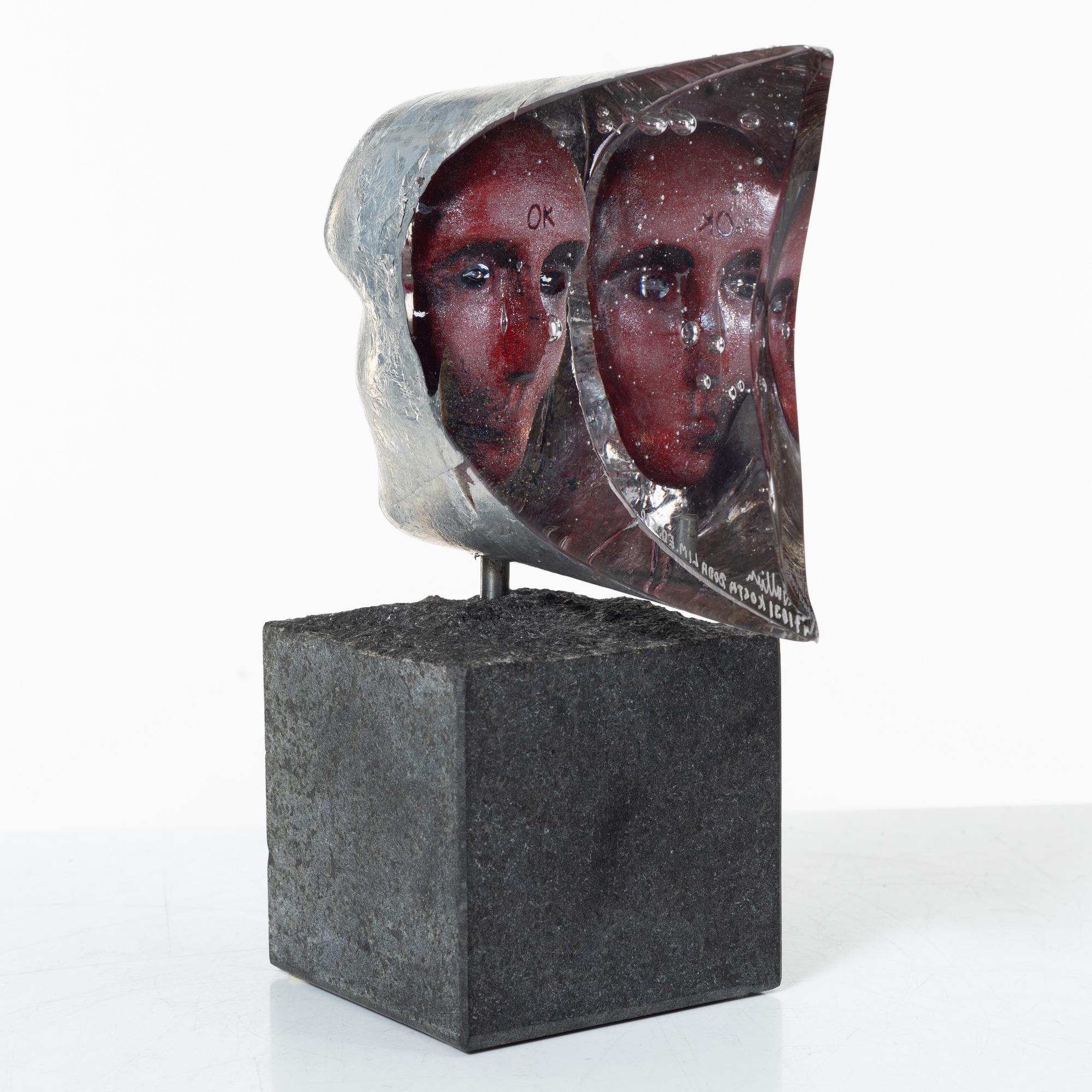 Bertil Vallien, sculpture, Limited Edition, Kosta Boda.