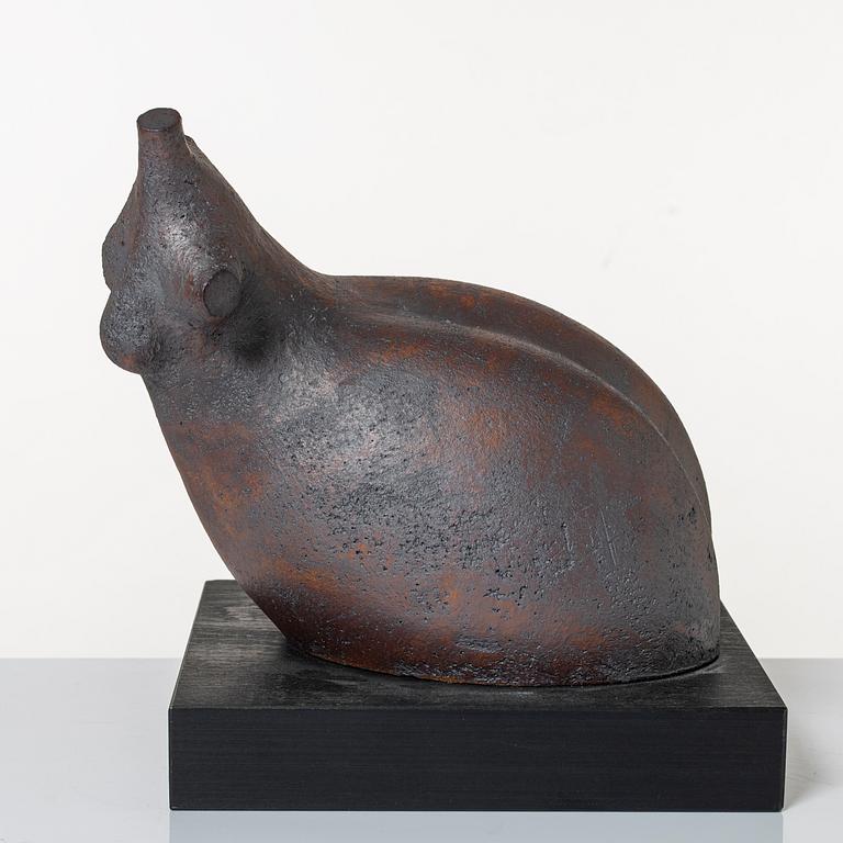 Claes Thell, skulpturer, 2 st, signerade.