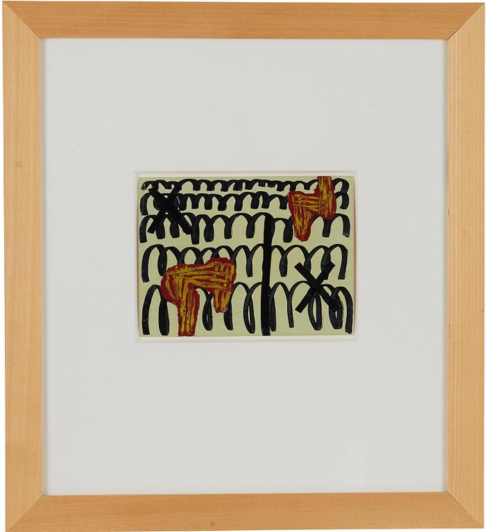 Jonathan Lasker, Untitled.