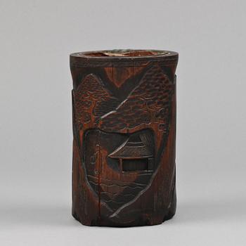 PENSELSTÄLL, bambu, Kina, omkring år 1900.