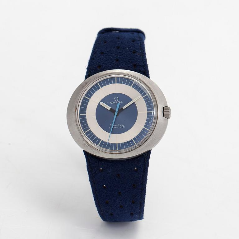 Omega, Genève, Dynamic, armbandsur, 41,5 x 36,5 mm.