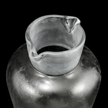 GLASSERVIS, 9 delar, "Iced", Vicke Lindstrand, Orrefors, formgiven 1936.