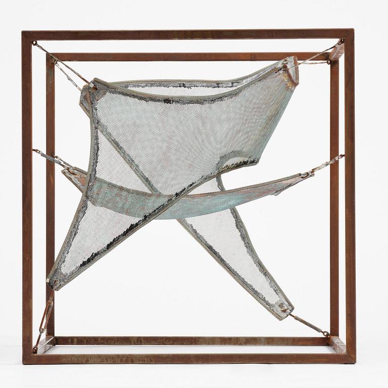 Sigurdur Gustafsson, a "Wind" easy chair/sculpture, ed. HC 4/5, Källemo, Värnamo, post 2003.