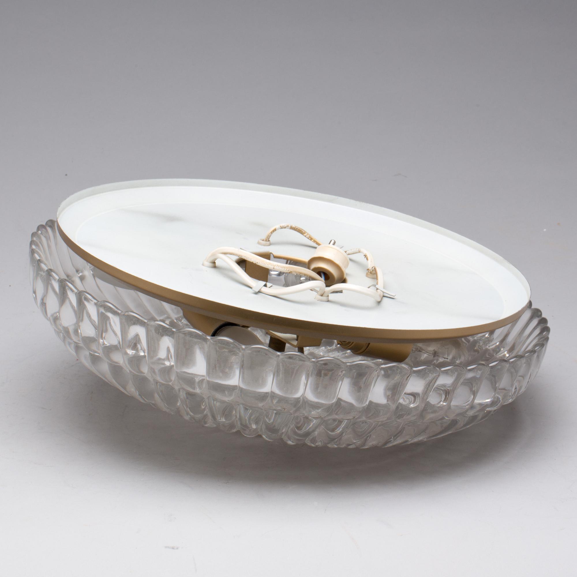 TAKPLAFOND, Orrefors, 1900-talets mitt/andra hälft.