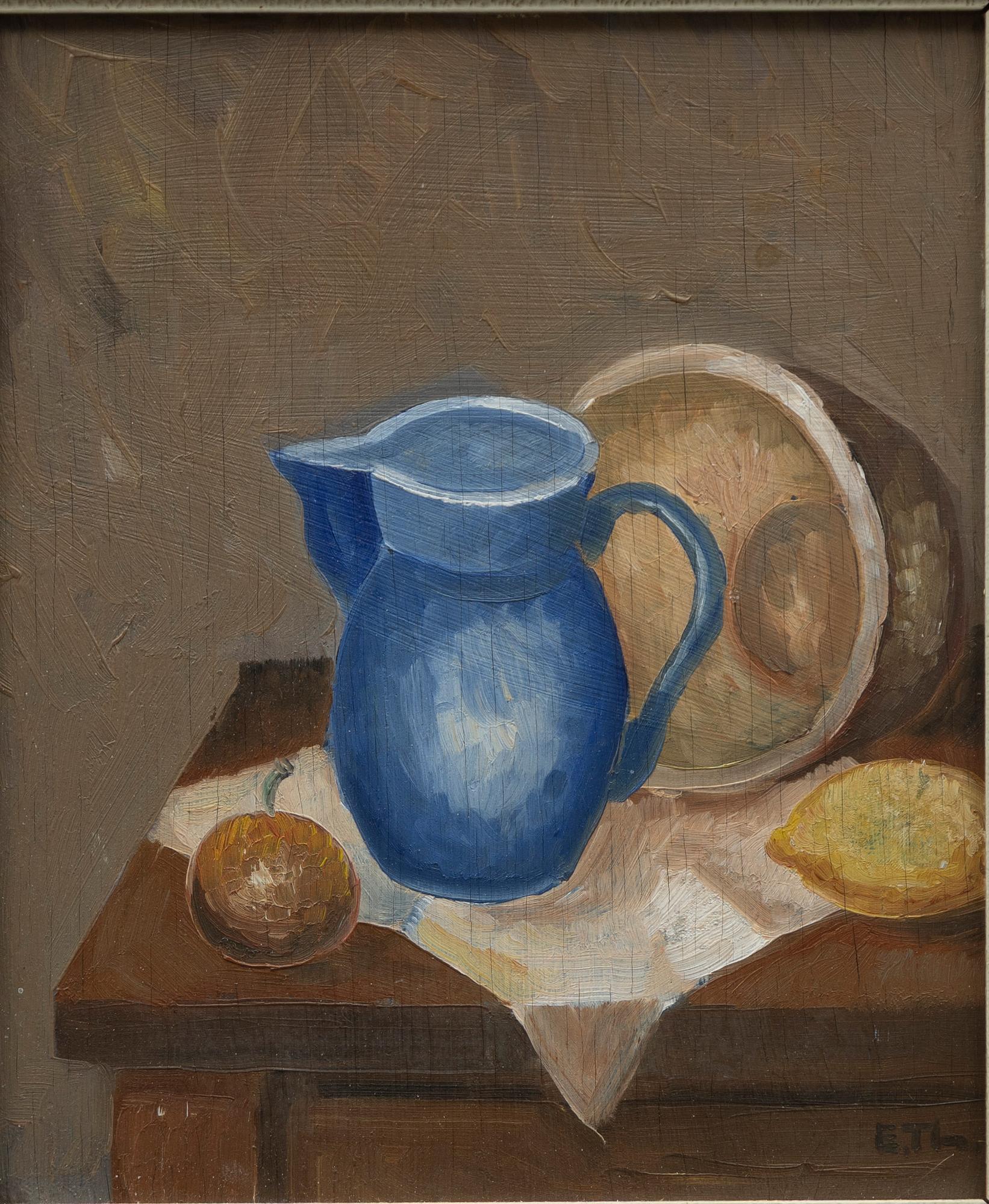 Esaias Thorén, Still Life with Blue Jug.