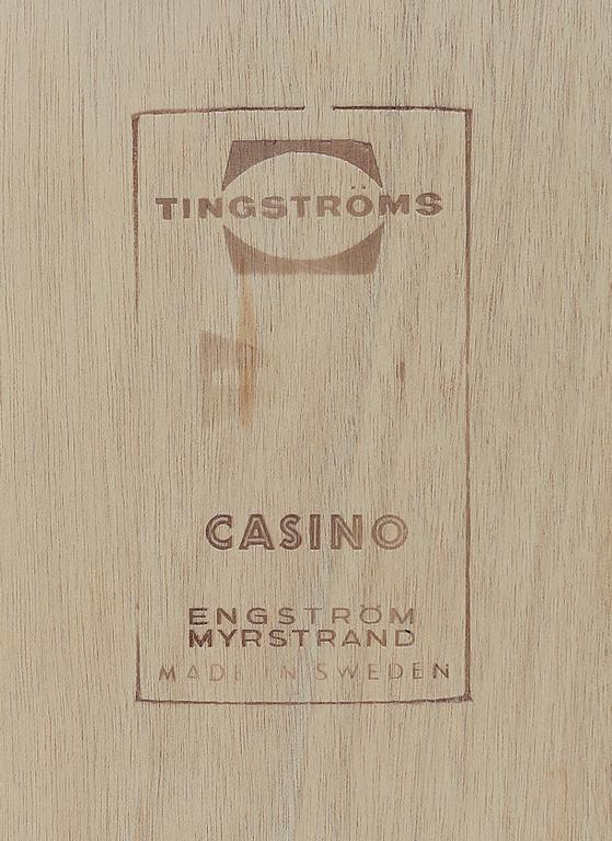 BÄNK, "Casino", Engström & Myrstrand, Tingströms Bra Bohag, 1900-talets andra hälft.