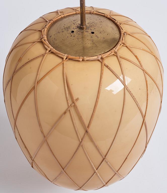Harald Notini, taklampa, "modell 11555" Arvid Böhlmarks Lampfabrik, 1940-tal.