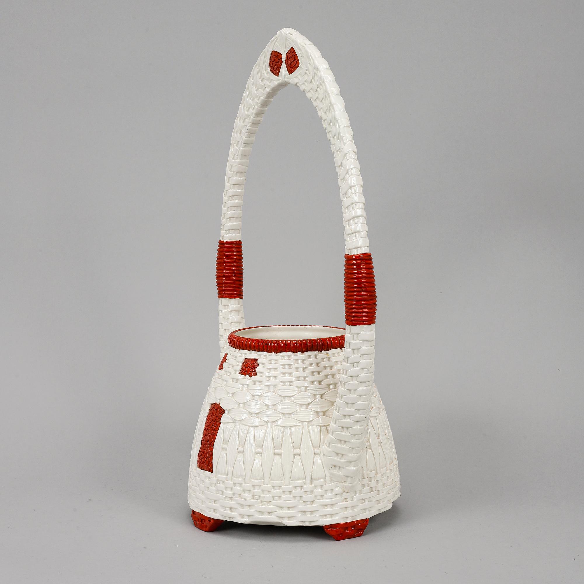 A Julius Dressler ceramic vase, Austria, early 20th century.