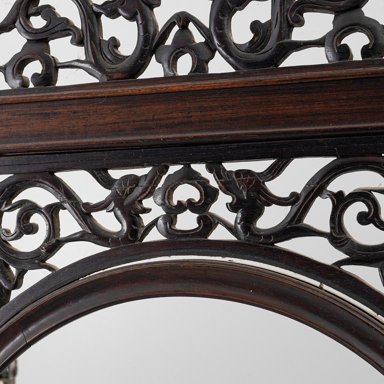 A pair of hardwood panels, China, 20th century.