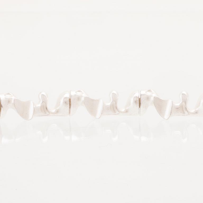 Björn Weckström, armband silver "Cetus" Lapponia 1989.