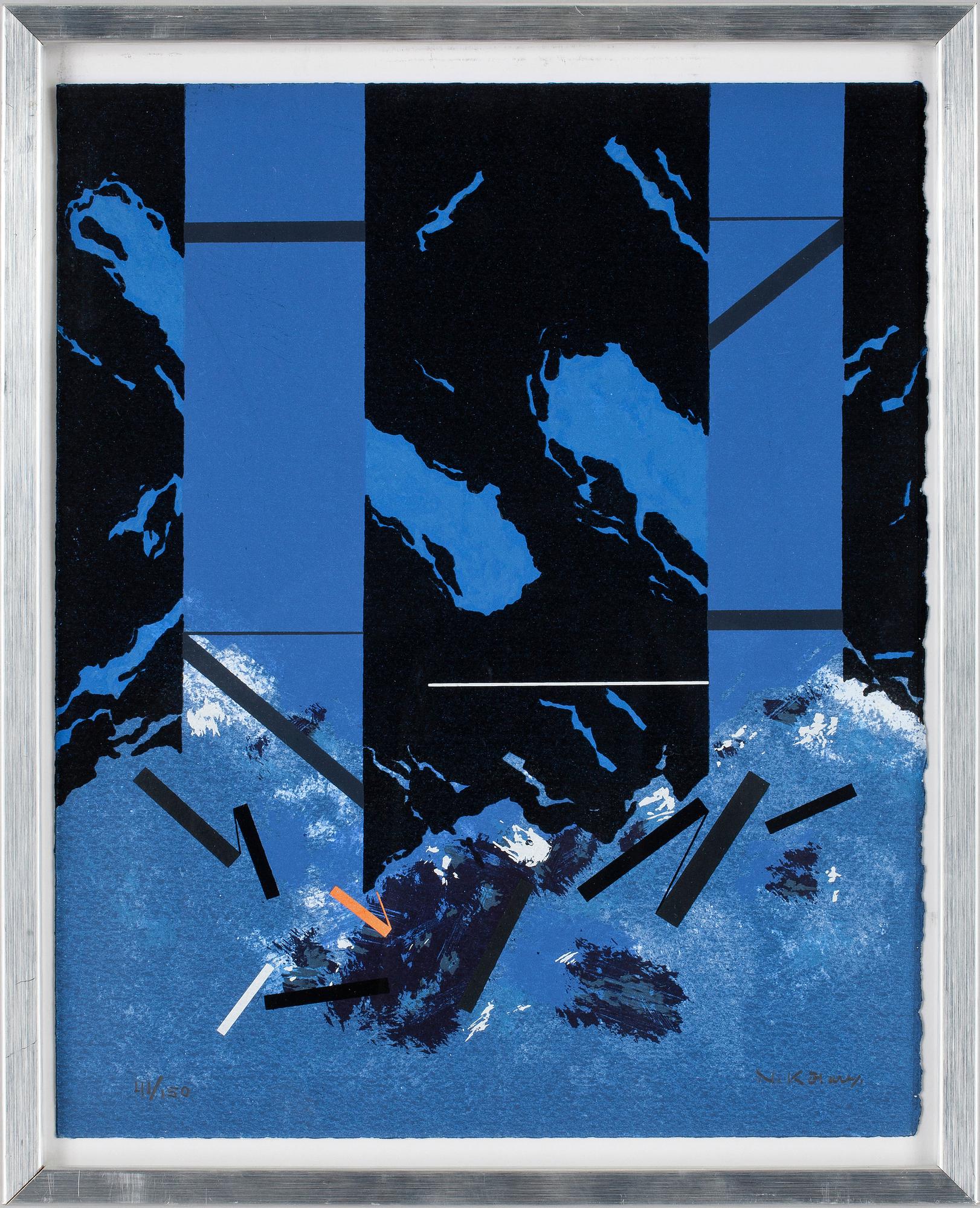 NILS KÖLARE, färgserigrafi, sign o numr 41/150.