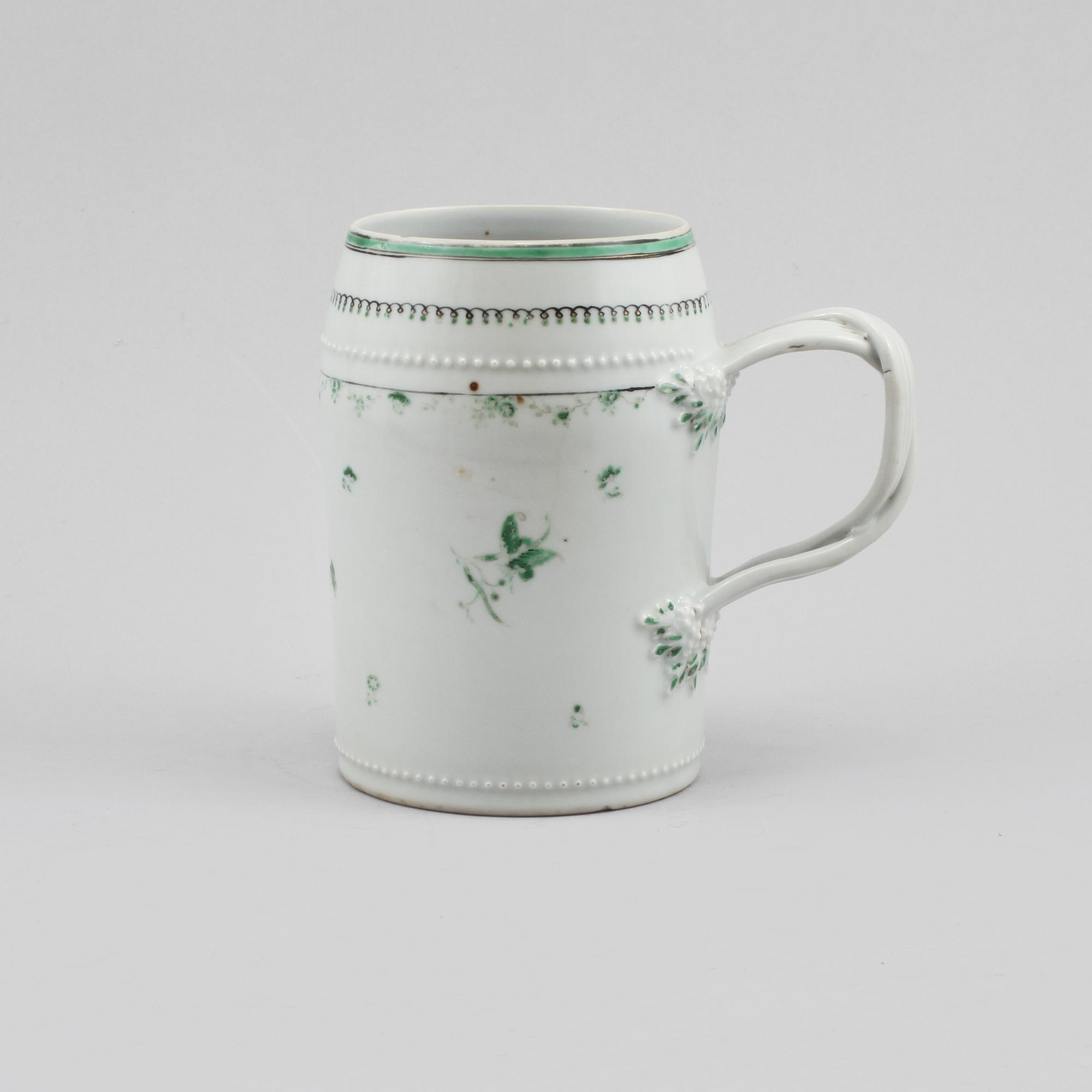 MUGG, porslin, Kina, 1700-tal.