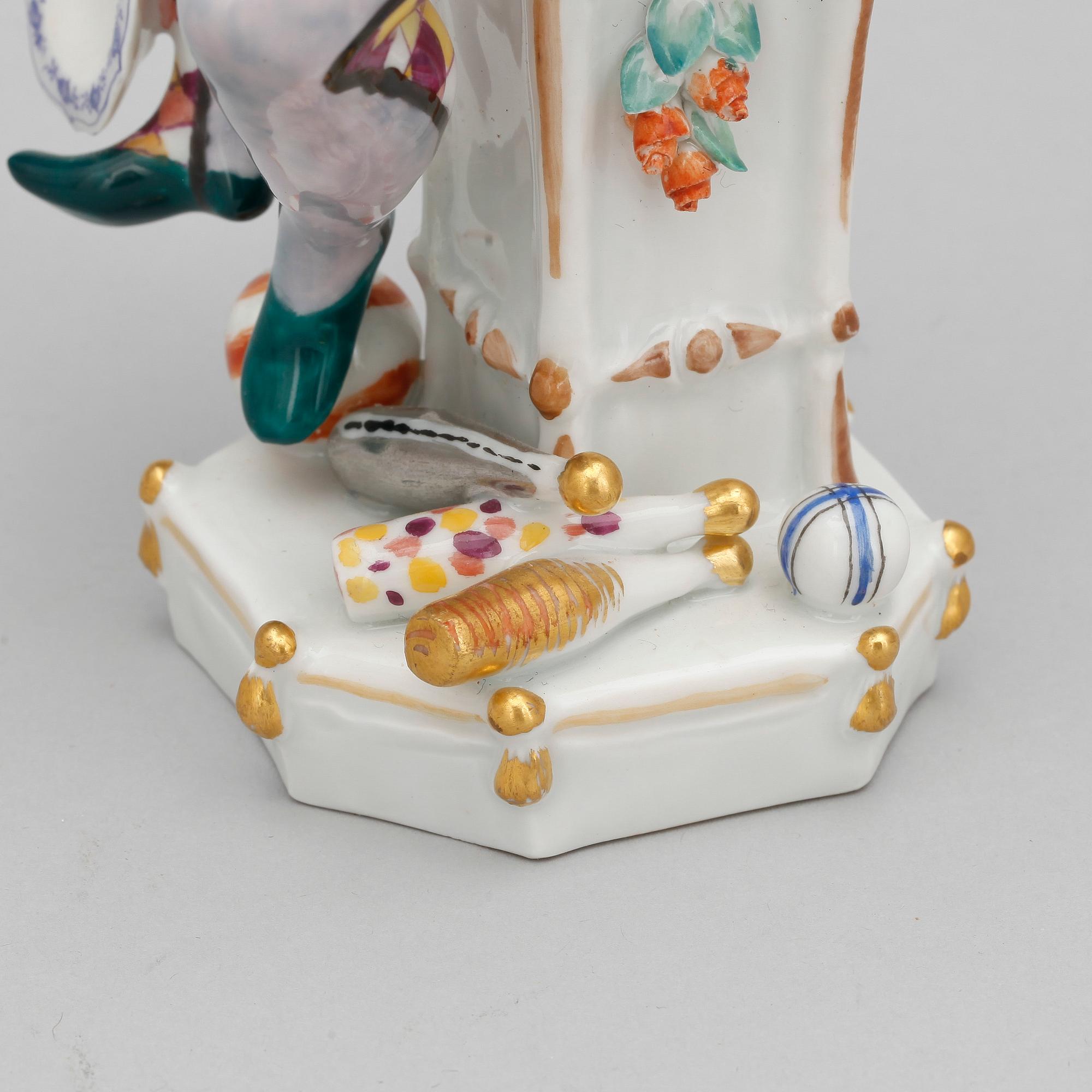 FIGURIN, porslin, Meissen, 1900-tal.