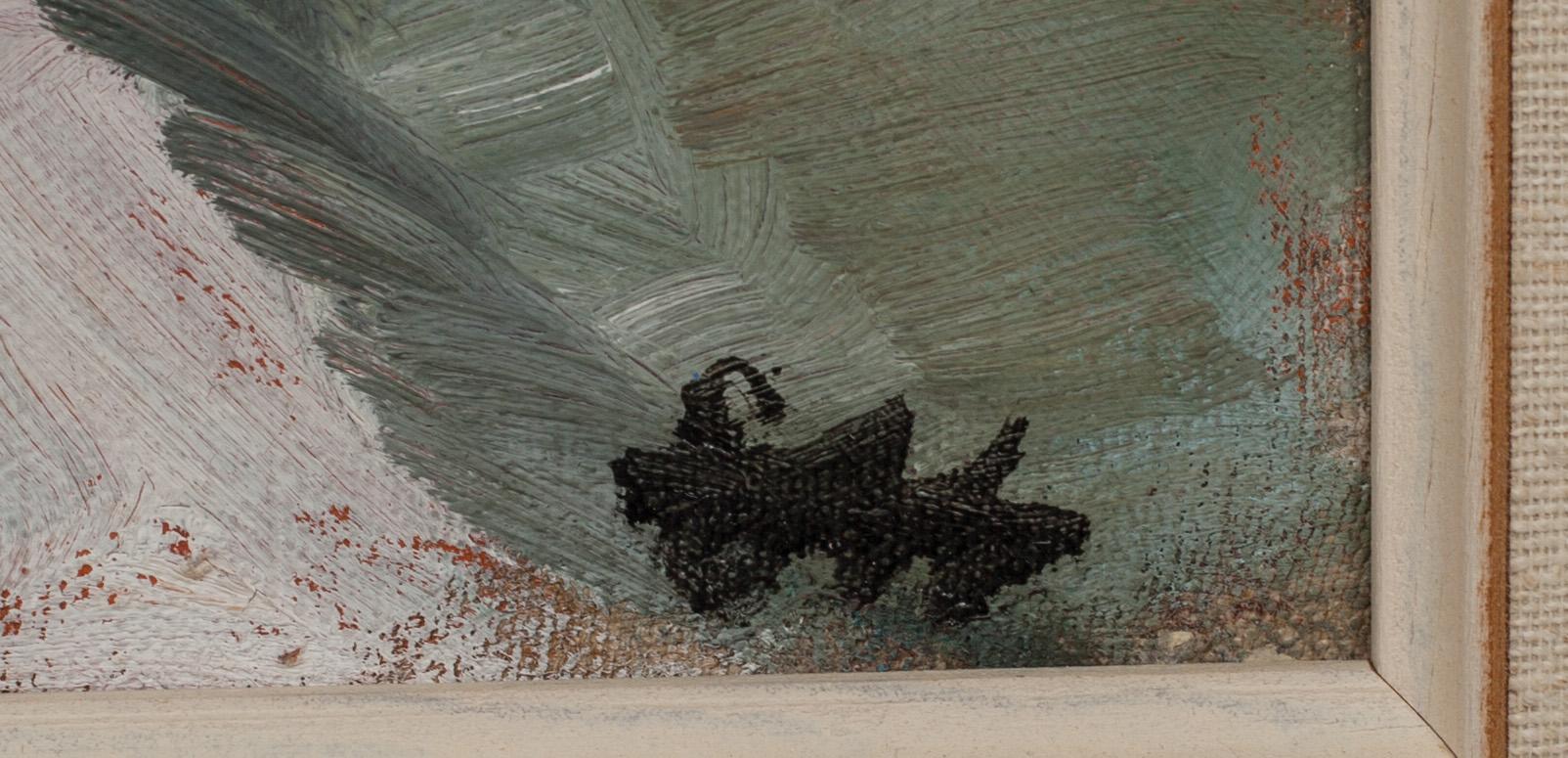 STAFFAN HALLSTRÖM, signerad, oljemålning.