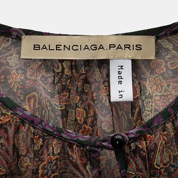 Balenciaga, a silk tunic, size 36.